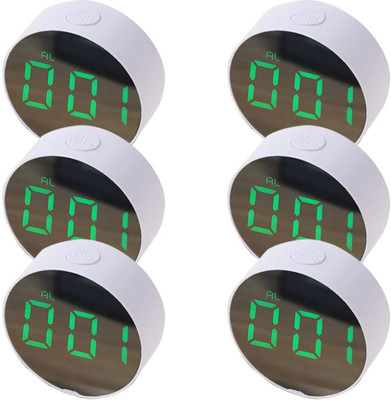 KUBER INDUSTRIES Digital White Clock