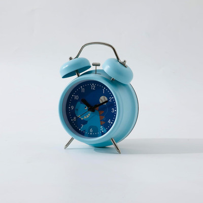 KUBER INDUSTRIES Analog Light Mint Blue Clock