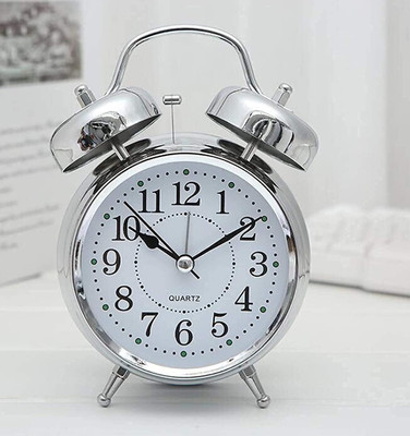 BBD Kitchen Shop Analog Silver Clock