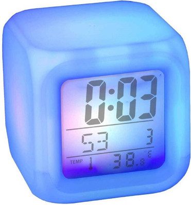K Dudes Digital Multicolor Clock
