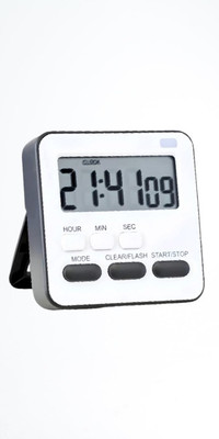 asep Digital White Clock