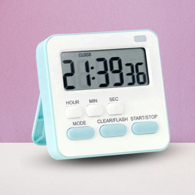 Cathiya sales Digital Arctic Blue Clock