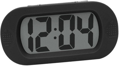 GVJ TRADERS Analog-Digital Black Clock