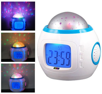 RHONNIUM Digital Multicolor Clock