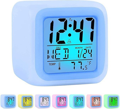 Lacasada Analog-Digital Multicolor Clock
