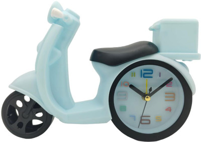 Nxz Digital Analog Blue Clock