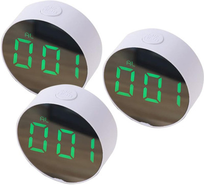 KUBER INDUSTRIES Digital White Clock
