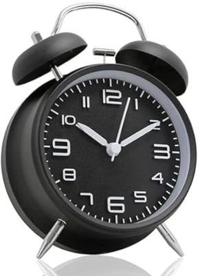 Hirparas Tech Enterprise Analog Black Clock