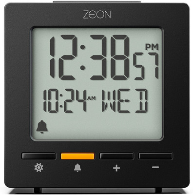 Zeon Digital Black Clock