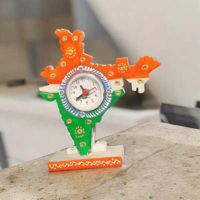SumHari Collections Analog White Clock