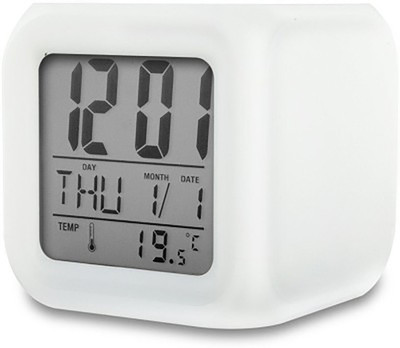 mansa solutions Digital White Clock