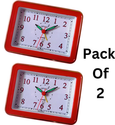greatelms Analog-Digital Red, Alarm, Table Alaram, (Made in India) Clock