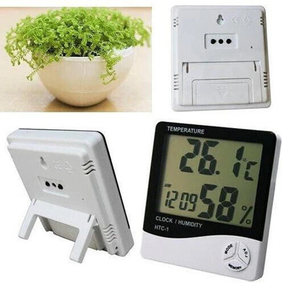 Tiknix Analog-Digital White Clock