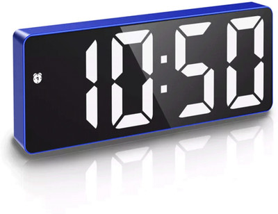 SUPRHOME Digital Blue Clock