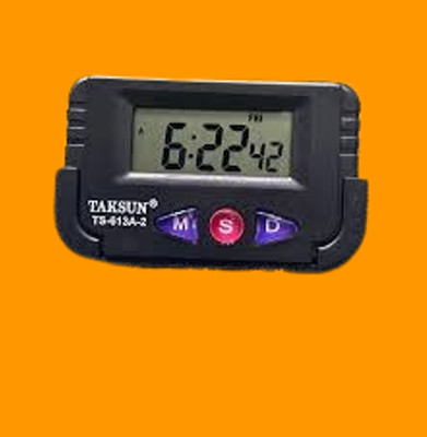TAKSUN Digital Black Clock