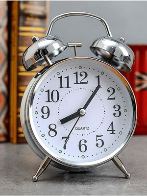 SHREESHAYAMTRADER Analog Silver Clock