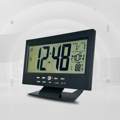 PRIMESTYLE Digital Black Clock