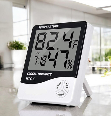 omkarzone Digital White Clock