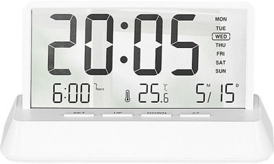 MUNERATRADERS Digital White Clock