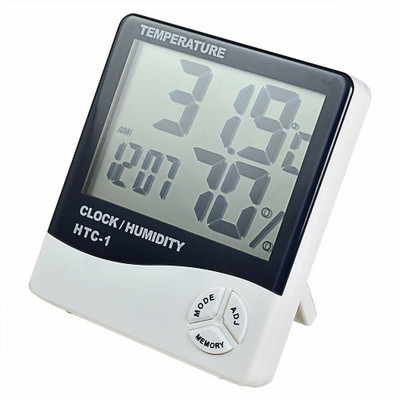 PRIMEFAIR Digital White Clock
