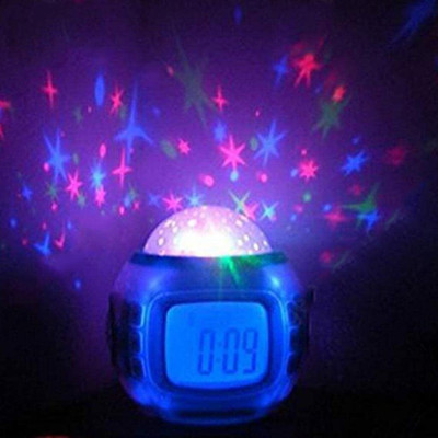 RHONNIUM Digital Multicolor Clock