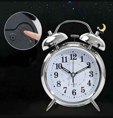 SHREESHAYAMTRADER Analog Silver Clock