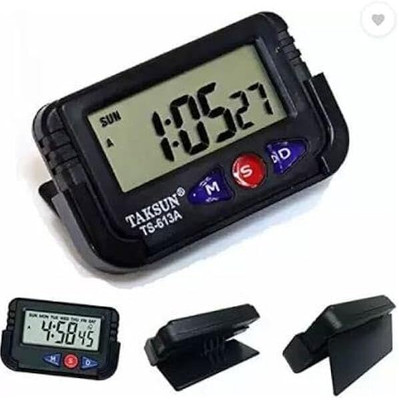 TAKSUN Digital Black Clock