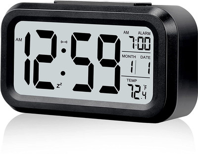 ZEBIFY Digital Black Clock