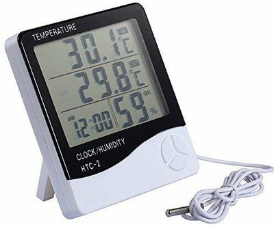 dijon Digital White Clock
