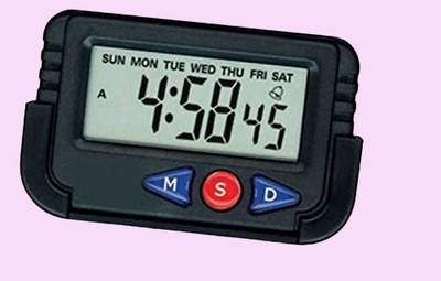 BLAPOXE Digital Black Clock