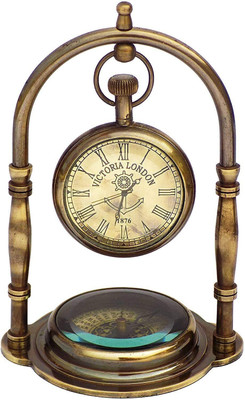 antique nautical creations Analog Gold Clock