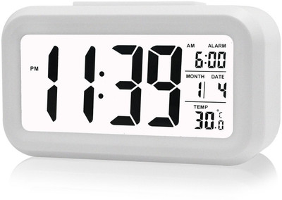 degosh Digital White Clock