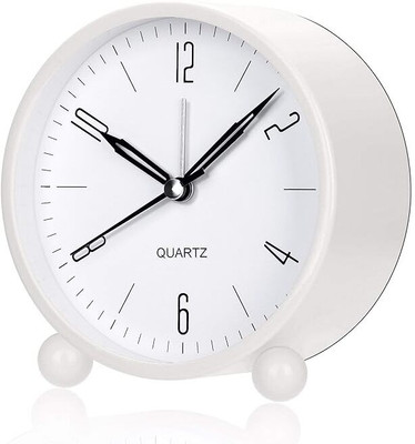 HVG TRADERS Analog White Clock