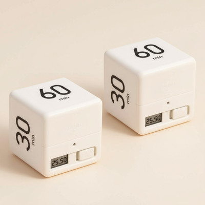 HomeHunt Digital White Clock