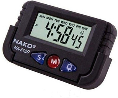 ERHIndia Digital Black Clock