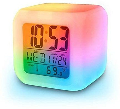 JMD GIFT CENTER Digital Multicolor Clock