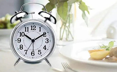 KRUNAL ENTERPRISES Analog Silver Clock
