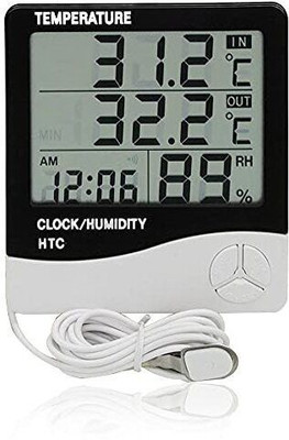RHONNIUM Digital White Clock