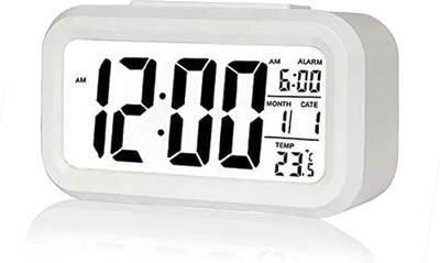 SGM Digital White Clock
