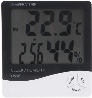 RHONNIUM Digital White Clock