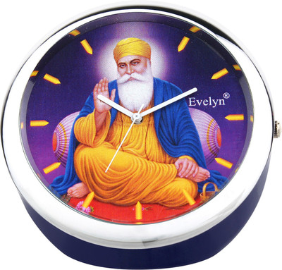 Evelyn Analog Blue Clock