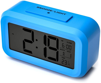 RHONNIUM Digital Blue Clock
