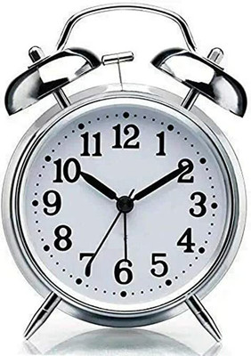 CAPRIYORN Analog Silver Clock