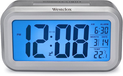 ASTOUND Digital White Clock