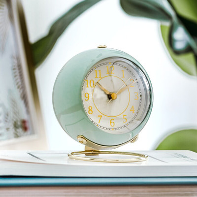 STAR PRIM Analog Green Clock