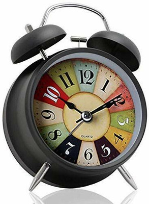 TRIVYOM Analog Black Clock