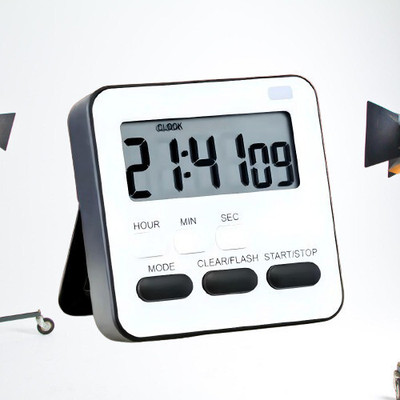 asep Digital White Clock