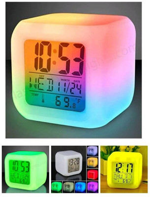 SAMARTHCEATION Digital Multicolor Clock