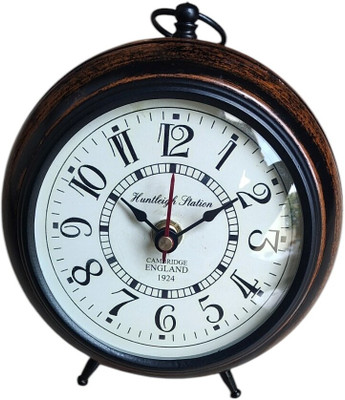 antique nautical creations Analog Black & Brown Clock