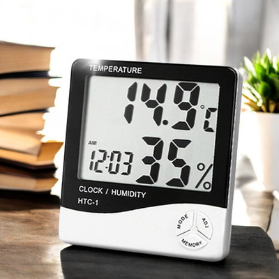 omkarzone Digital White Clock